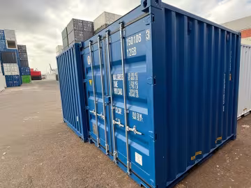 Shipping container 10FT 8.6 two BLUE RAL2010